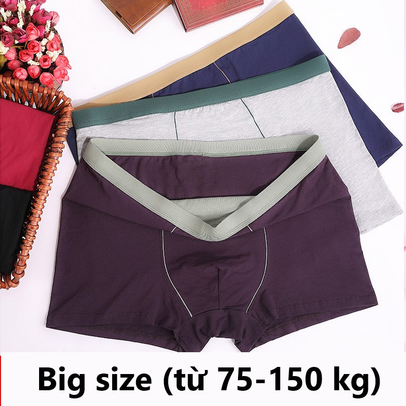 Quần lót nam big size, quần lót thoáng mát cho người nặng cân LN092