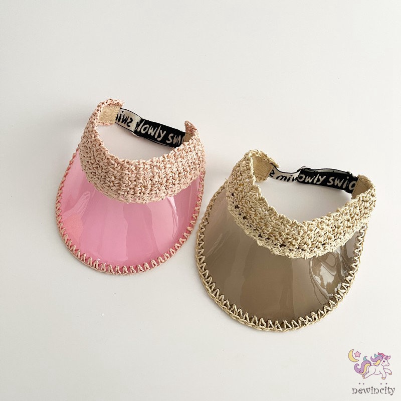 Mũ Lưỡi Trai Nửa Đầu Màu Sắc Phản Quang Thời Trang Mùa Hè Hàn Quốc Dành Cho Bé