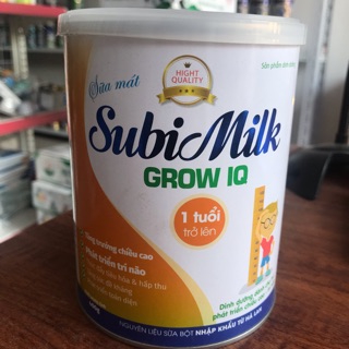 Sữa bột Subi Milk grow IQ 900g