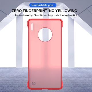 Huawei Mate 30 Pro Case Frameless Transparent Ring Shockproof Cover