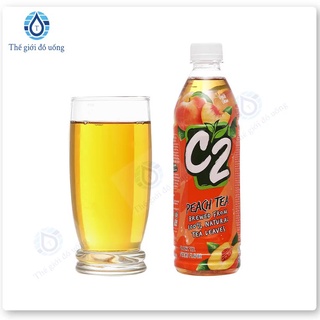 Trà C2 vị đào (thùng 24 chai) loại 455ml