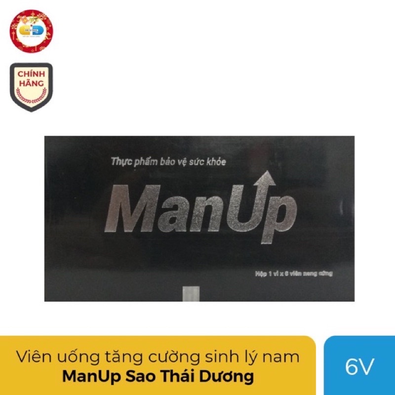 Viên uông Manup TPBVSK Hộp 6 viên Sao thái dương