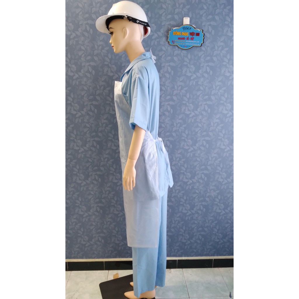 Tạp Dề Nhựa Trong cho Công Nhân Thực phẩm, Thủy Sản
