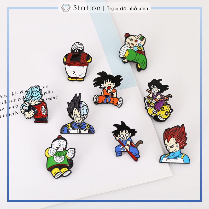 Pin cài áo trong Dragon ball 7 viên ngọc rồng phiên bản nhí - GC286