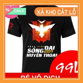 (SALE 40%) ÁO FREE FIRE🔥XẢ KHO🔥 [XẢ KHO] Áo Free Fire - sống dai thành huyền thoại giá siêu rẻ nhất áo Game  Garena