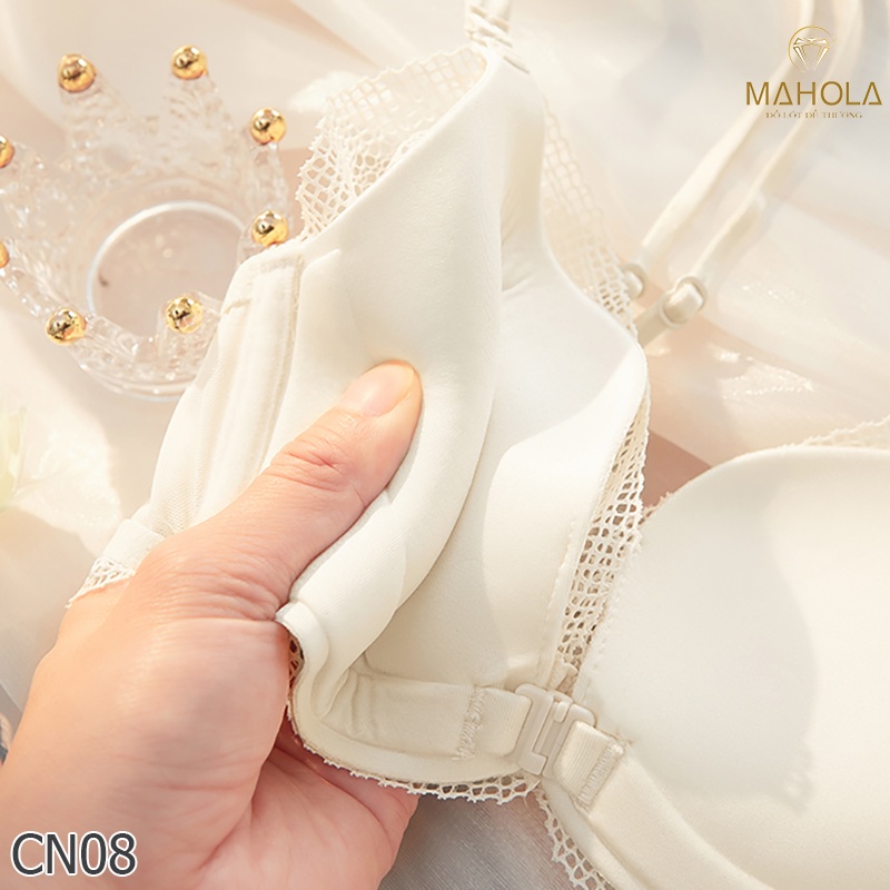 Áo ngực su ren cài trước Mahola CN08