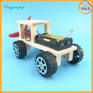 Toy ♡ DIY Electric Wind Car Assembled Puzzles Scientific Experiment Learning Toy