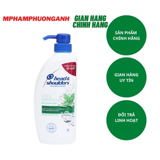 Dầu Gội Làm Sạch Gàu Bạc Hà Mát Lạnh Head & Shoulders 650G