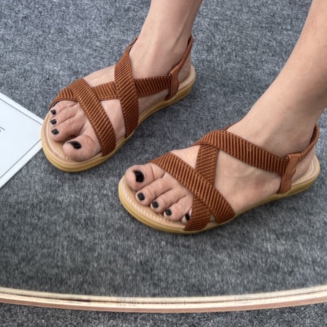 Sandal chiến binh quai dù co giãn MAILIAA đế xuồng 3 phân đi êm chân