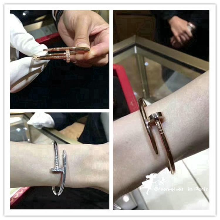 Rose Gold JUSTE UN CLOU BRACELET with DIAMONDS and BOX | BigBuy360 - bigbuy360.vn