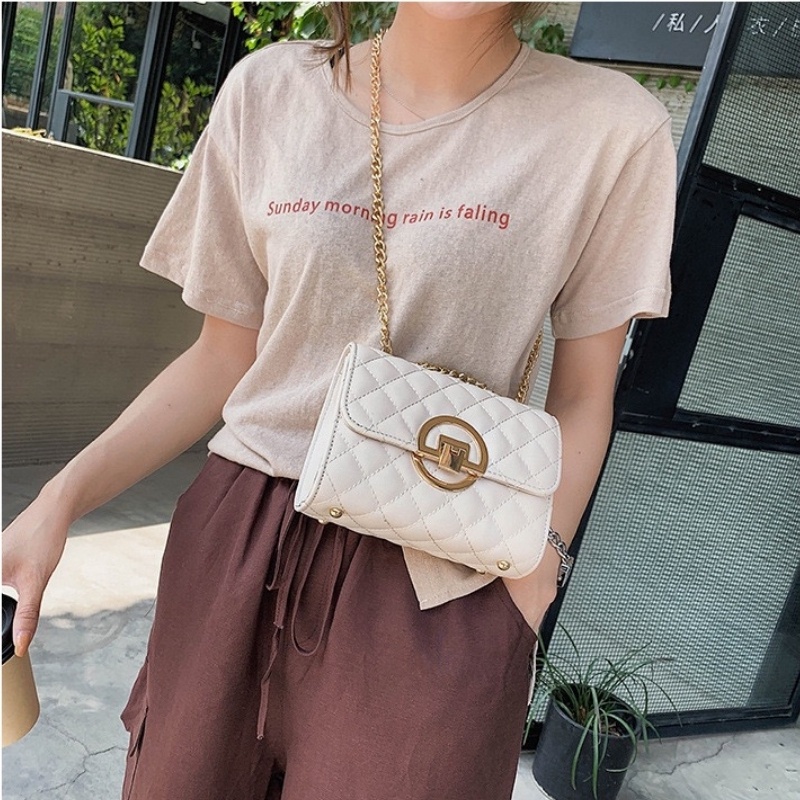 Túi xách nữ thời trang DVT phong cách hàn quốc sành điệu, túi đeo chéo một vai, chất liệu cao cấp T41