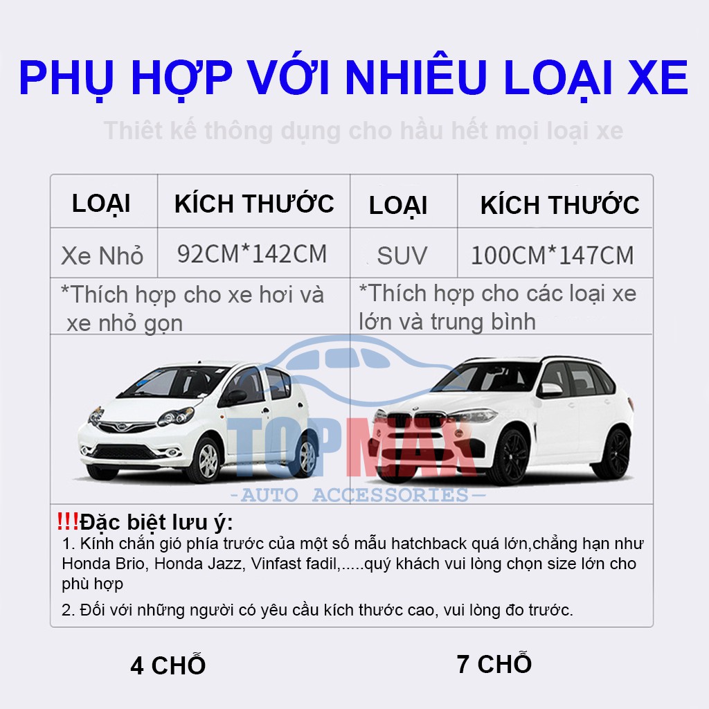 Tấm Che Kính Lái Ô Tô Xe Hơi 4 Lớp Tráng Bạc Cao CấpLOẠI TỐT - DÀY 4 LỚP