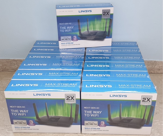 Bộ phát sóng wifi LINKSYS EA8100 - AC2600, MỚI 100%, nguyên seal.