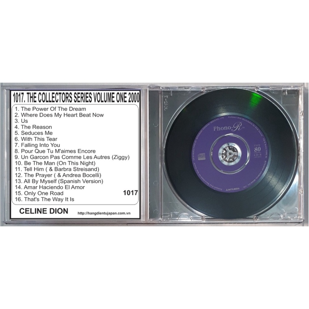 Bộ 4 CD ca sĩ Celine Dion ( 1015 - 1018 )