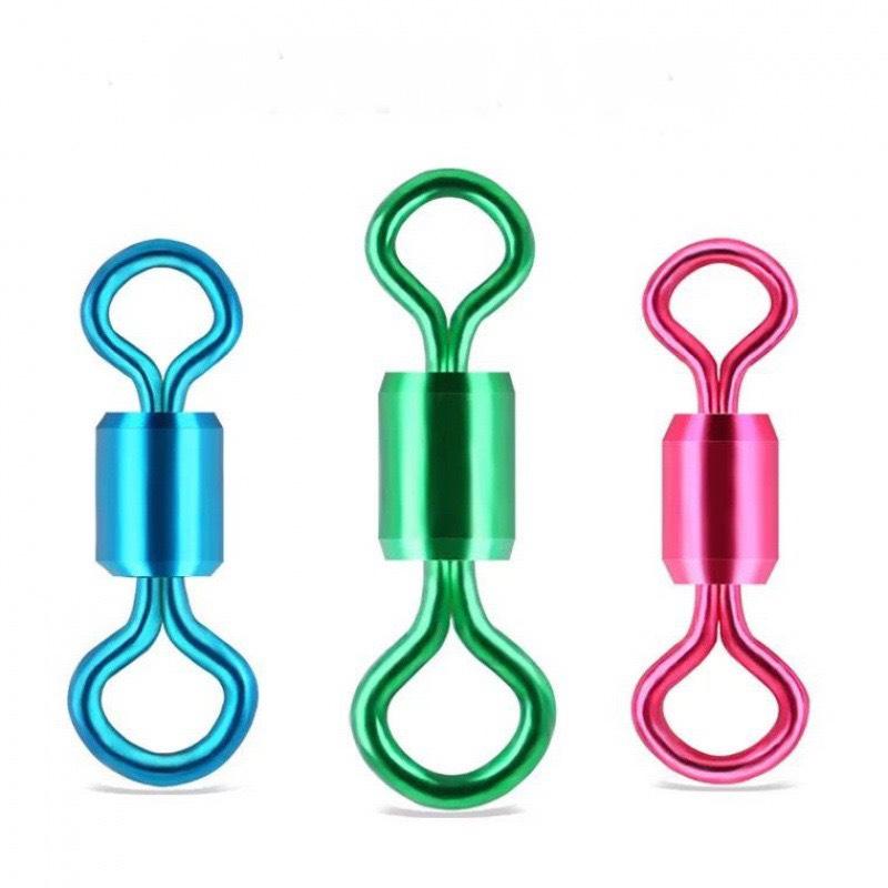 [FreeShip] [Ảnh thật] Vỉ Khoá Link Hình Số 8 Ma Ní Buộc Câu Đơn Chống Xoắn Cao Cấp