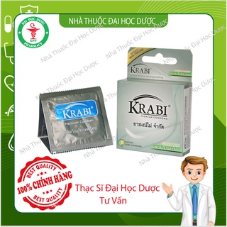 Bao cao su Krabi, bao cao su siêu mỏng, bao cao su gai, bao cao su kéo dài thời gian 3 chiếc, 12 chiếc.