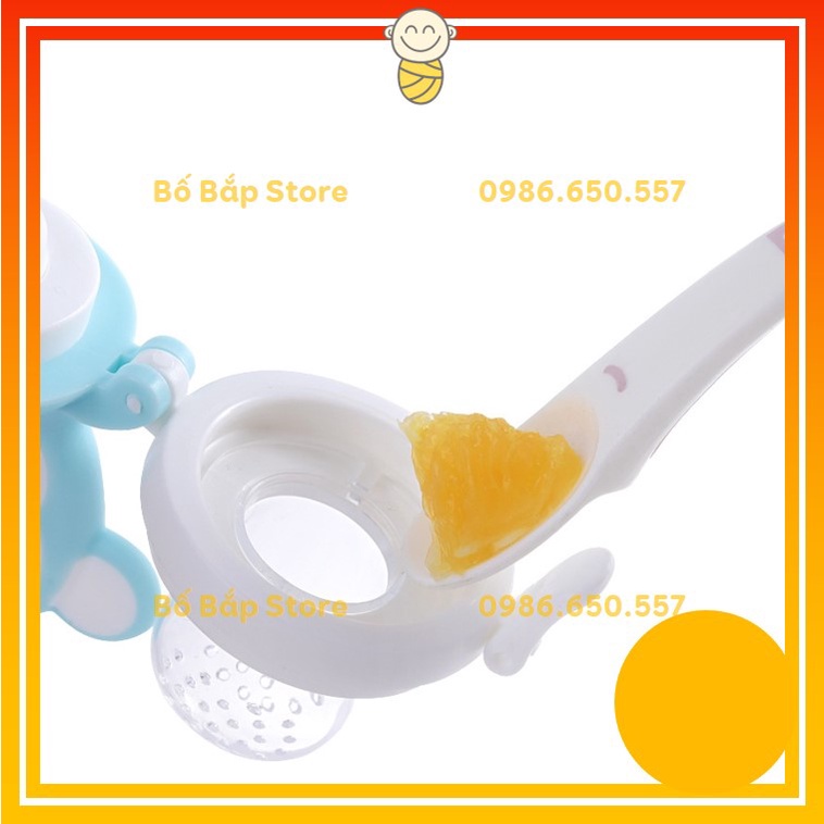 Túi Nhai Ăn Dặm VCOOL Cho Bé, Núm Nhai Ăn Trái Cây, Hoa Quả Chống Hóc Cho Trẻ