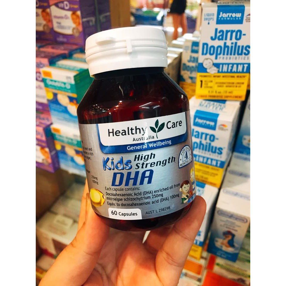 DHA Healthy Care Kids High-Lọ 60 viên -Date 2021