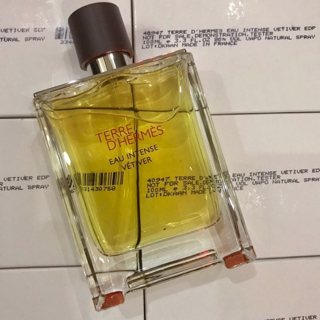 [FreeShip] Nước hoa tester Terre D'Hermes Eau Intense Vetiver edp 100ml