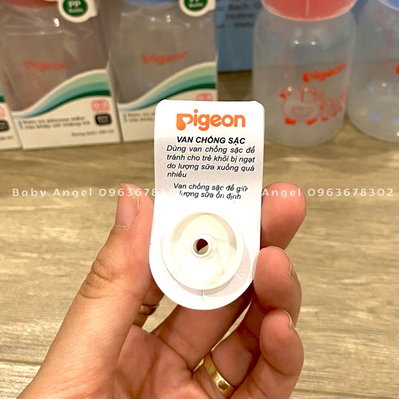 [CHÍNH HÃNG] Bình sữa Pigeon PP Tiêu chuẩn Vịt đỏ 120 ml (HSD 11/2026)