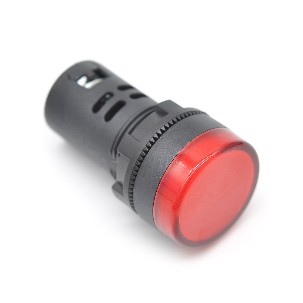 Đèn Led báo nguồn 12V 110V 220V phong cách đèn tín hiệu giao thông 22mm