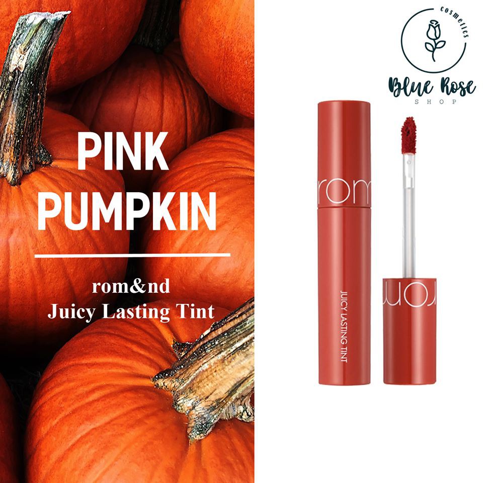 [Mẫu Mới] Son Kem Bóng Romand Màu Hồng Đất Juicy Velvet Tint 11 Pink Pumpkin