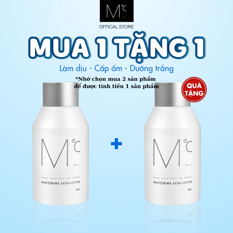 [MUA 2 TÍNH 1] Mỹ phẩm nam Sữa dưỡng trắng da MdoC Whitening Skin+Lotion Hàn Quốc