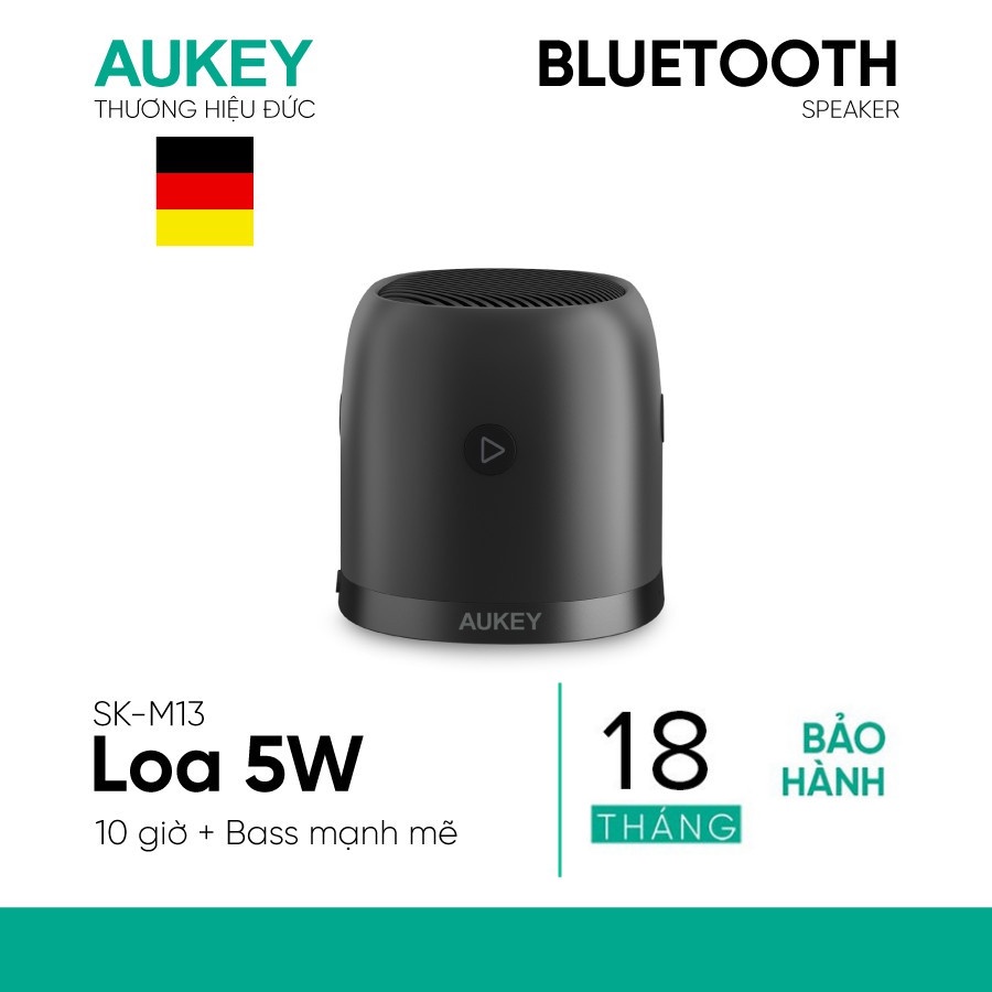 Loa Bluetooth 5W Aukey SK-M31 Kèm Mic BT 4.2 - Bảo Hành 18 tháng - Hàng Chính Hãng