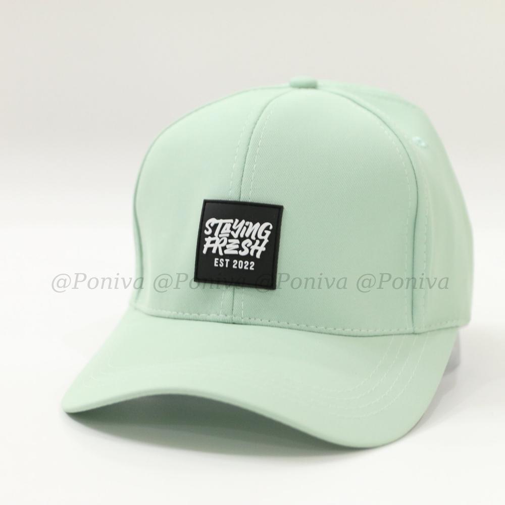 Mũ lưỡi trai ❤️ Nón kết phối tag cao su non in chữ staying fresh  chất kaki cao cấp form unisex  PONIVA siêu hot