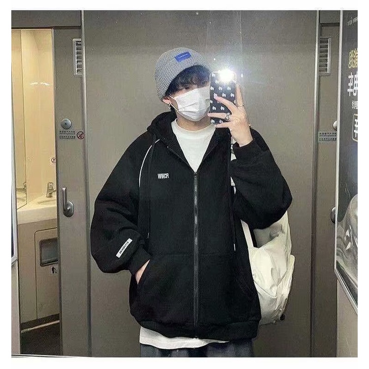 Áo Khoác Hoodie Zip FCWW Mũ Trùm Form Unisex Nam Nữ Cao Cấp