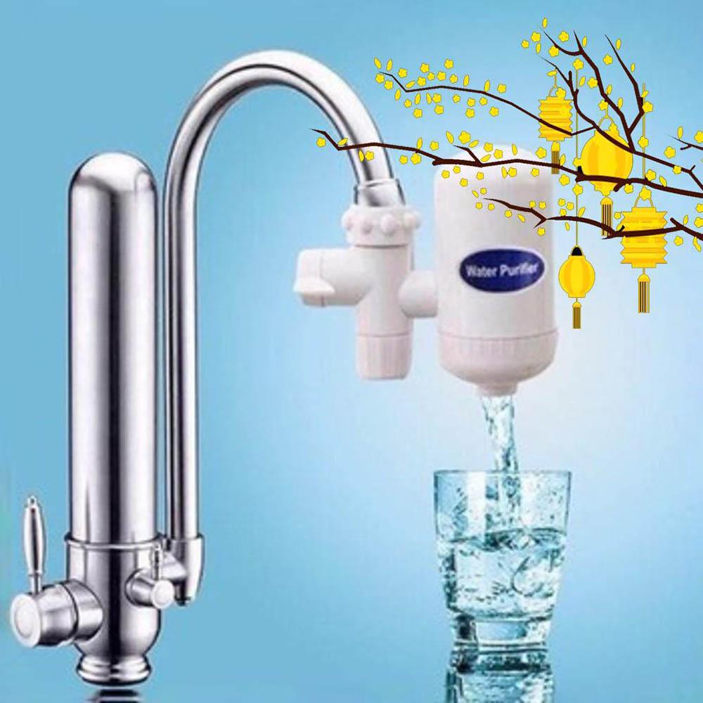 Đầu lọc nước tại vòi Water Purifier, Thiết bị lọc nước khử mùi, khử màu, khử tạp chất công nghệ đức- XẢ CUỐI NĂM