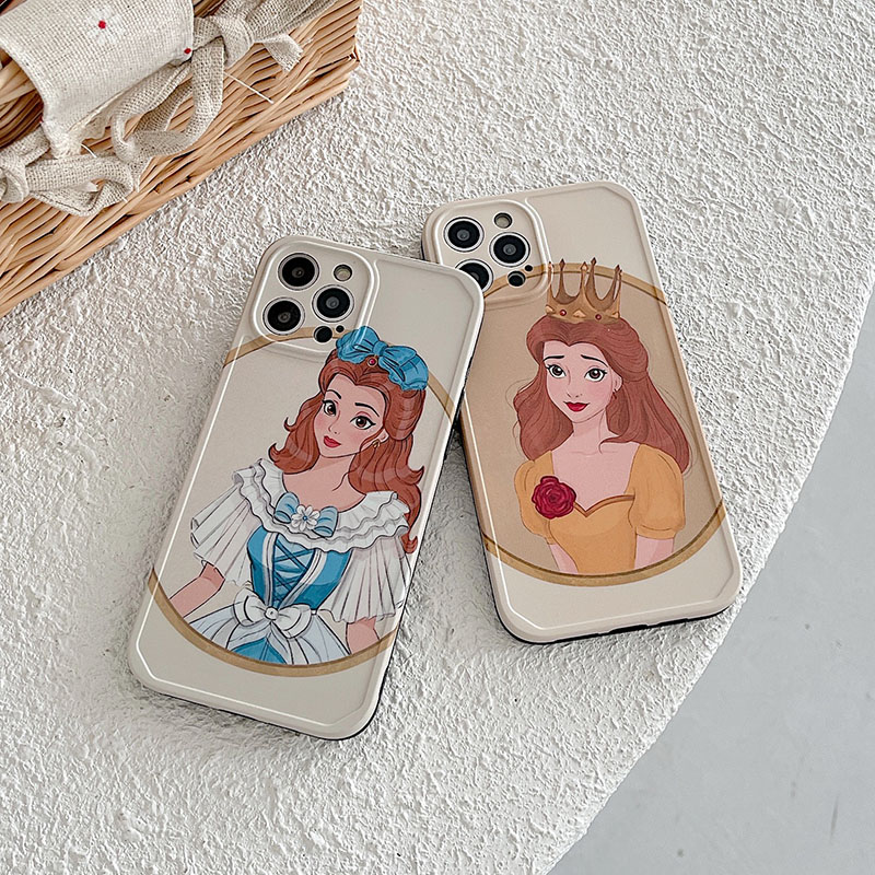 Royal family noble princess shatter-resistant mobile phone case For iPhone 12 Pro Max 12Pro 12 Mini iPhone SE2020 11Pro Max 11Pro 11 iX XR XS Max 7 8 Plus Full Coverage case