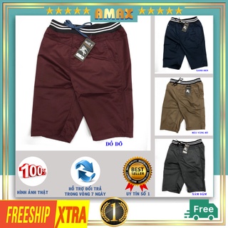 Quần Short Kaki Nam lưng thun cao cấp đẹp, quần đùi kaki nam KLT-01