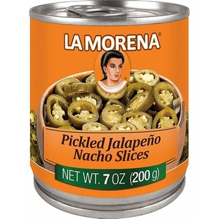 Ớt jalapeno muối chua nguyên quả/ xắt lát La Morena Pickled Jalapeno Peppers Lamorena 372/800g