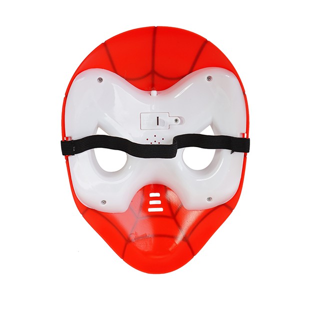 Đồ Chơi Mặt Nạ Hóa Trang Người Nhện Spider Man Có Đèn và Nhạc - Màu Đỏ