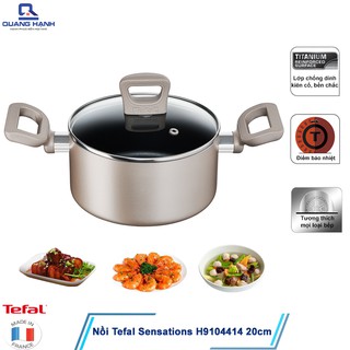 Nồi chống dính Tefal Sensations H9104414 20cm - Hàng chính hãng