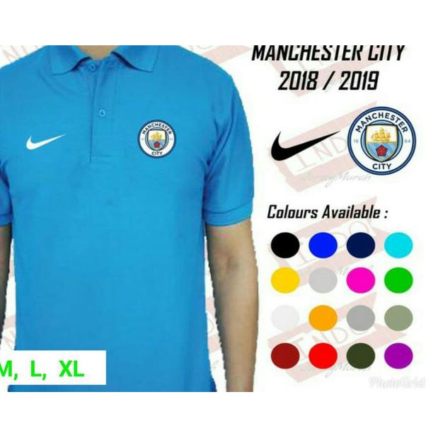 Áo Thun Polo Manchester City 2018 / 2019