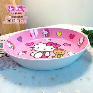 Dĩa nhựa Hello Kitty Hellokitty