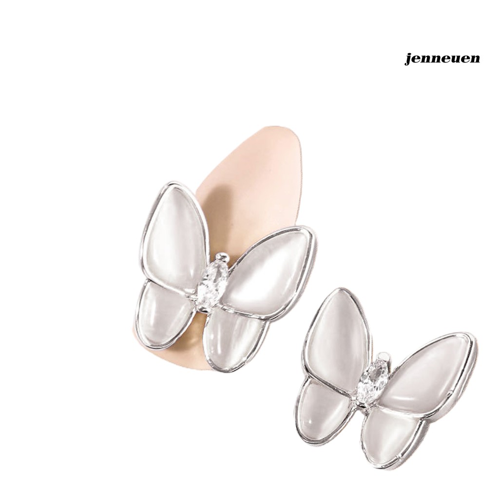 [Hàng mới về] Bộ 2 hạt cườm bươm bướm đính đá lấp lánh trang trí móng tay nghệ thuật