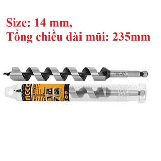 Mũi khoan gỗ xoắn ốc ingco dbw3221401