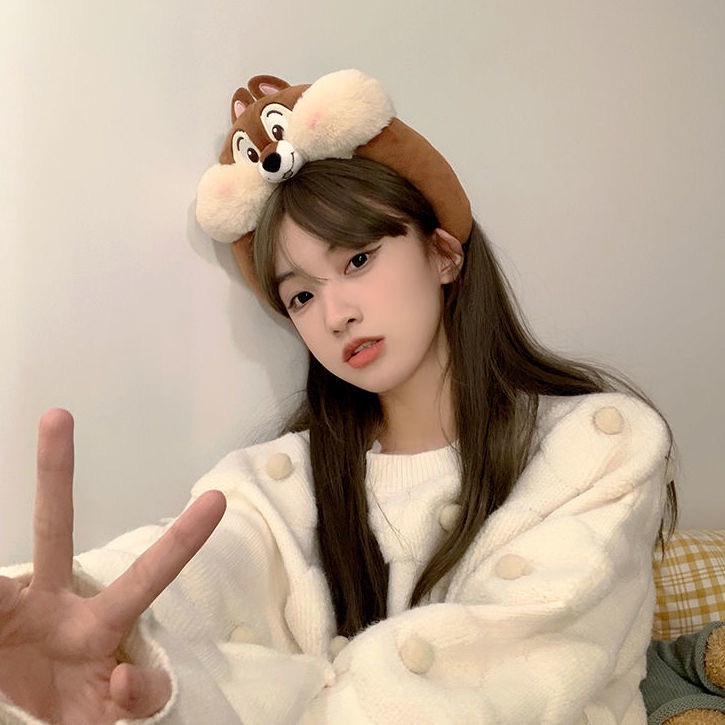 Băng Đô Cài Tóc Hình Gấu Hoạt Hình Dễ Thương Cho Mẹ Và Bé