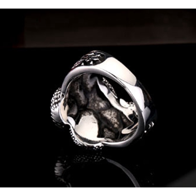 Nhẫn đeo tay khắc hình phong cách Nhật Bản