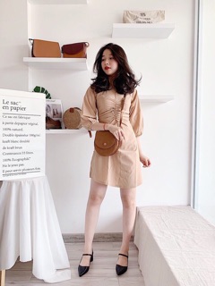 Đầm NUDE cực xinh (☘️ kèm ảnh thật)