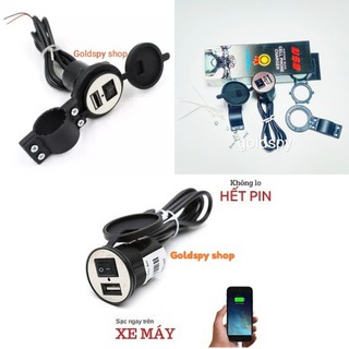 SIÊU SALE Sạc điện thoại trên xe máy