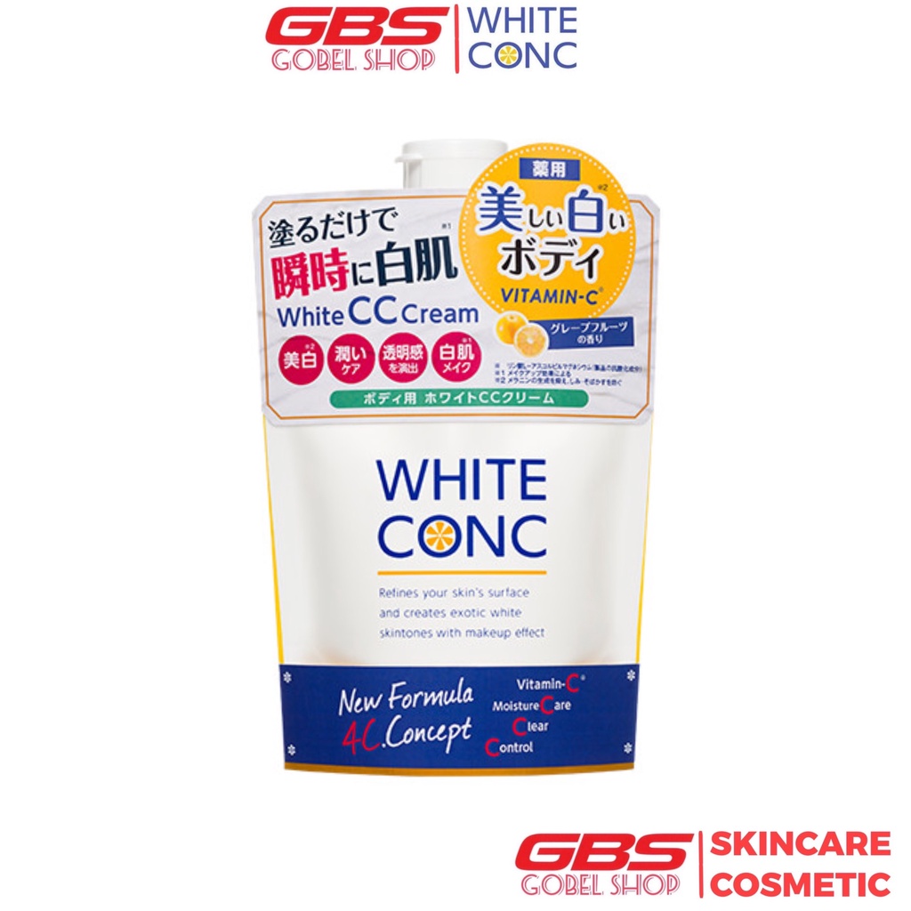 Kem Dưỡng Thể Trắng Da White Conc White CC Cream 200g