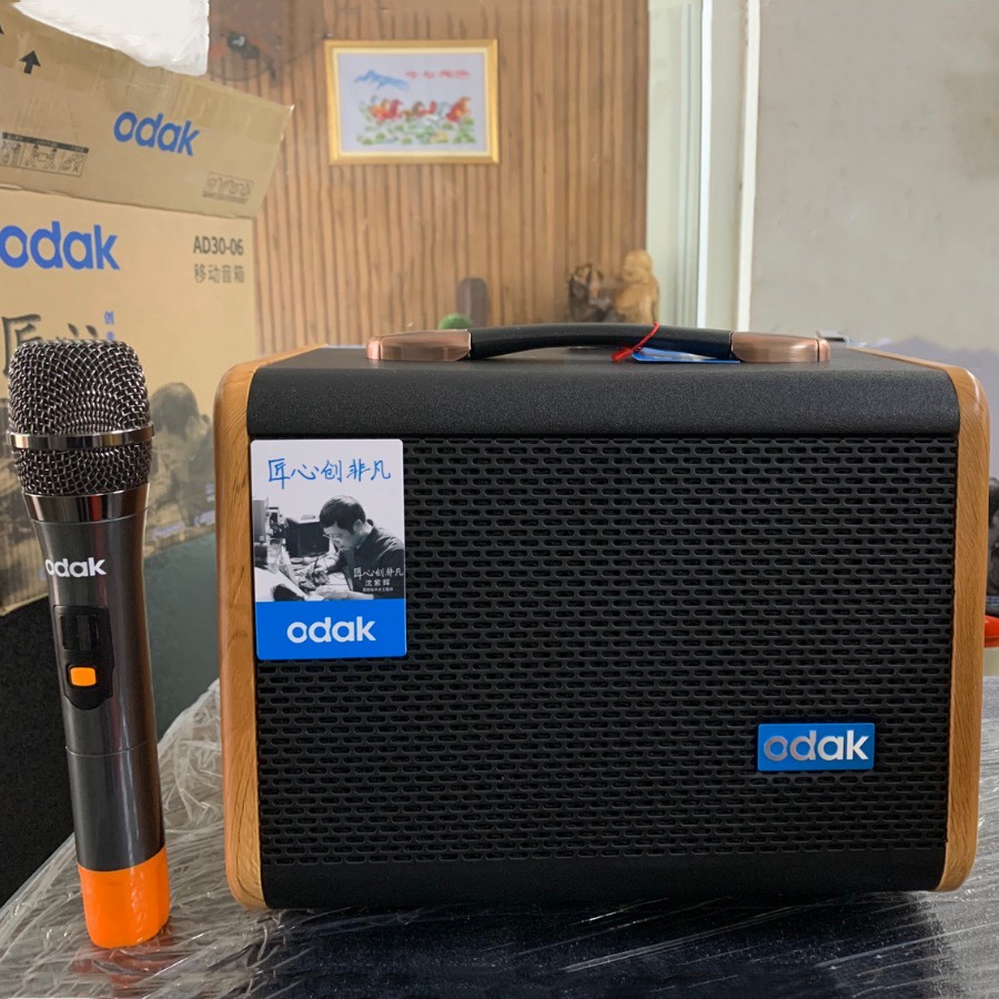Loa karaoke mini ODAK AD 30-06, AD30-06 tích hợp livestream, âm thanh chất lượng + Kèm 1 micro siêu hút âm, ODAK AD 3006