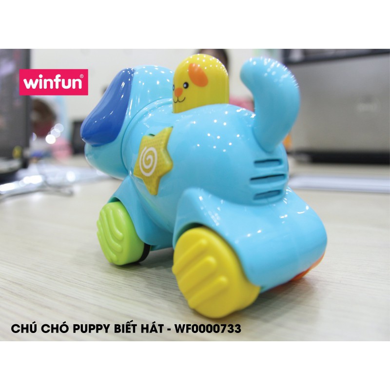 Chú chó Puppy ấn chạy có nhạc vui nhộn Winfun WF0733 - Hàng chính hãng có bảo hành