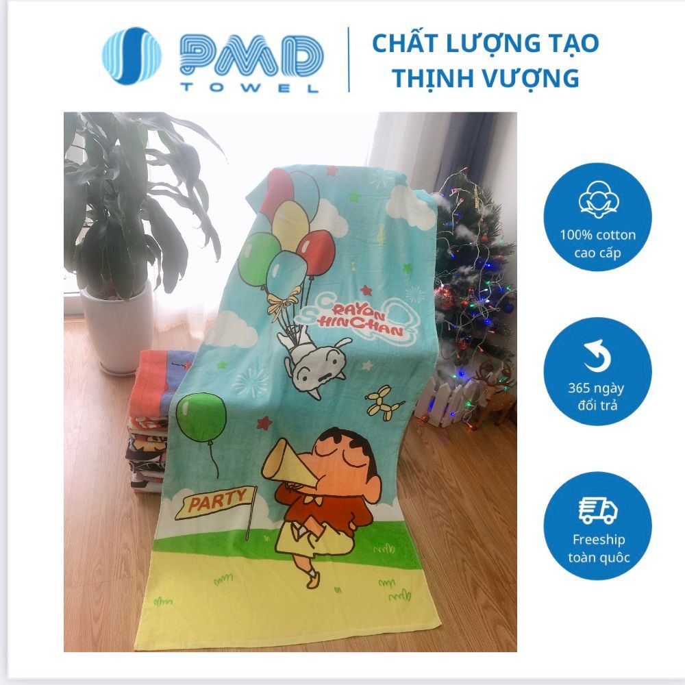 Khăn tắm cho bé hình thú xuất khẩu cotton cao cấp cỡ lớn mềm mịn thấm nước, rất êm nhanh khô không sổ lông, gây dị ứng