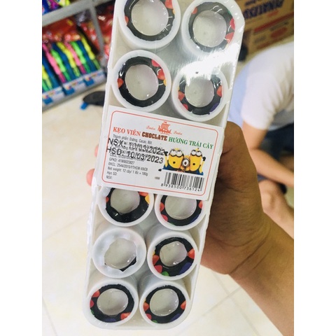 Kẹo socola jinny Quán quân 12 thỏi 1 lốc
