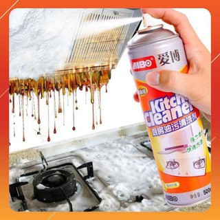 Bình xịt vệ sinh bếp bọt tuyết đa năng Kitchen Clear 500ml- Bình xịt vệ sinh bếp siêu sạch